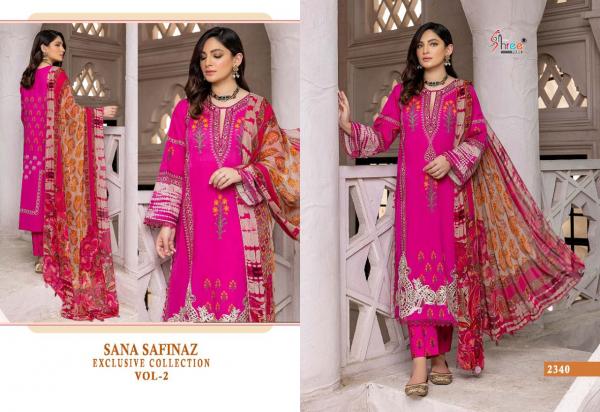 Shree Sana Safinaz Exclusive Collection 2 Cotton Pakistani Salwar Suits